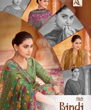 ALOK SUIT BINDI DIGITAL PRINT SALWAR KAMEEZ WHOLESALER IN SURAT