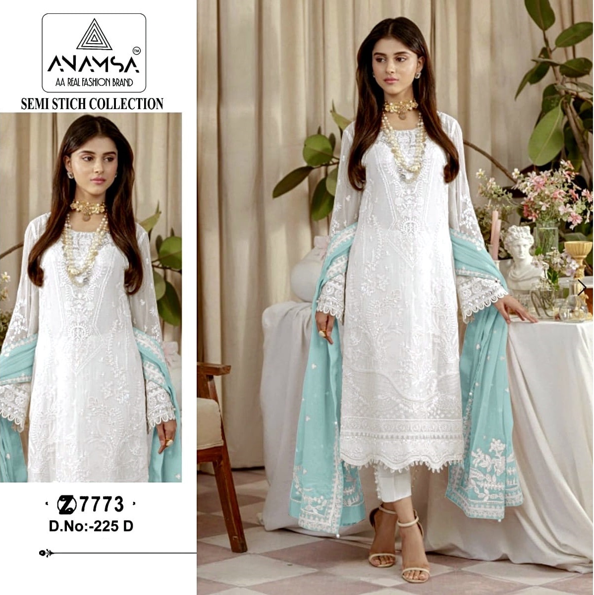 ANAMSA 225 D PAKISTANI SUITS IN INDIA