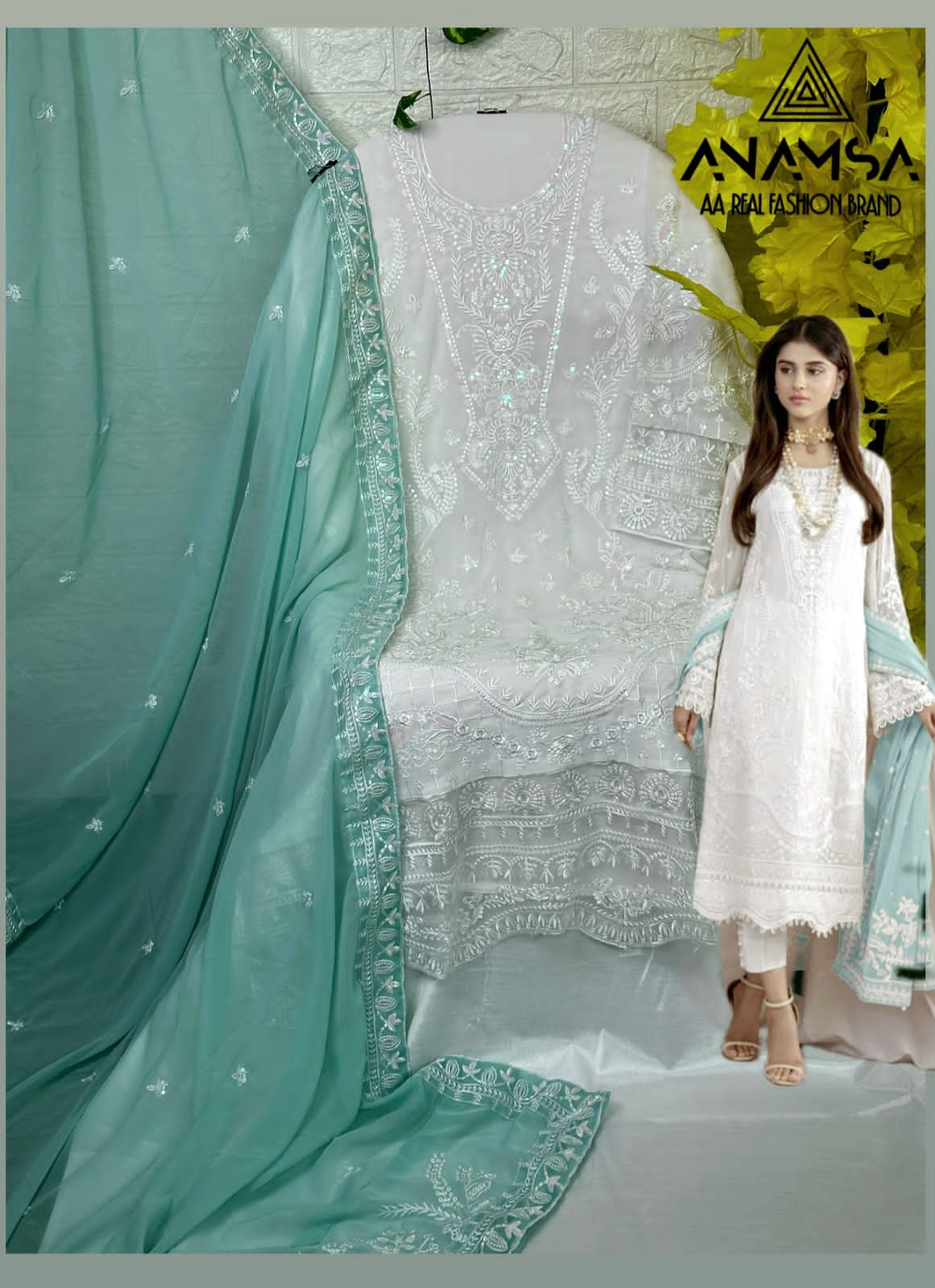 ANAMSA 225 D PAKISTANI SUITS IN INDIA