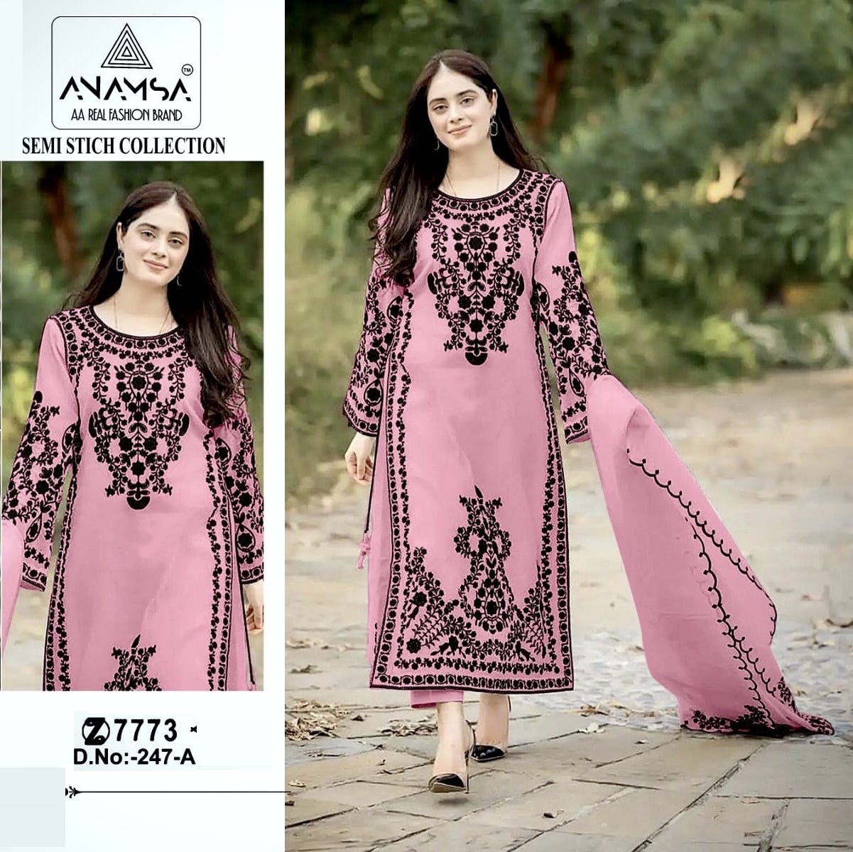 ANAMSA 247 A PAKISTANI SUITS WHOLESALE