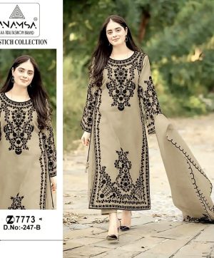 ANAMSA 247 B PAKISTANI SUITS WHOLESALE