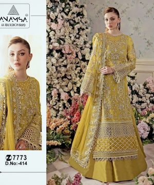 ANAMSA 414 PAKISTANI SUITS WHOLESALE