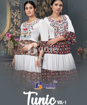 BONIE TUNIC VOL 1 ANARKALI EMBROIERED KURTIS