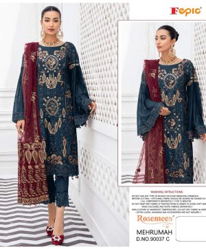 FEPIC 90037 C MEHRUMAH ROSEMEEN PAKISTANI SUITS