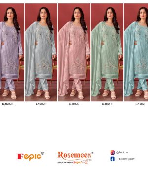 FEPIC C 1665 E TO I ROSEMEEN PAKISTANI SUITS