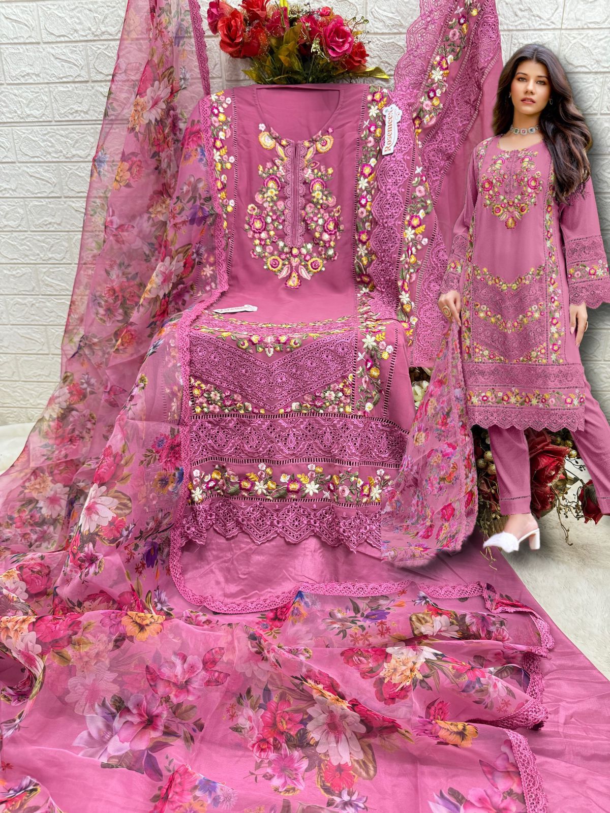 FEPIC C 1671 ROSEMEEN PAKISTANI SUITS IN INDIA