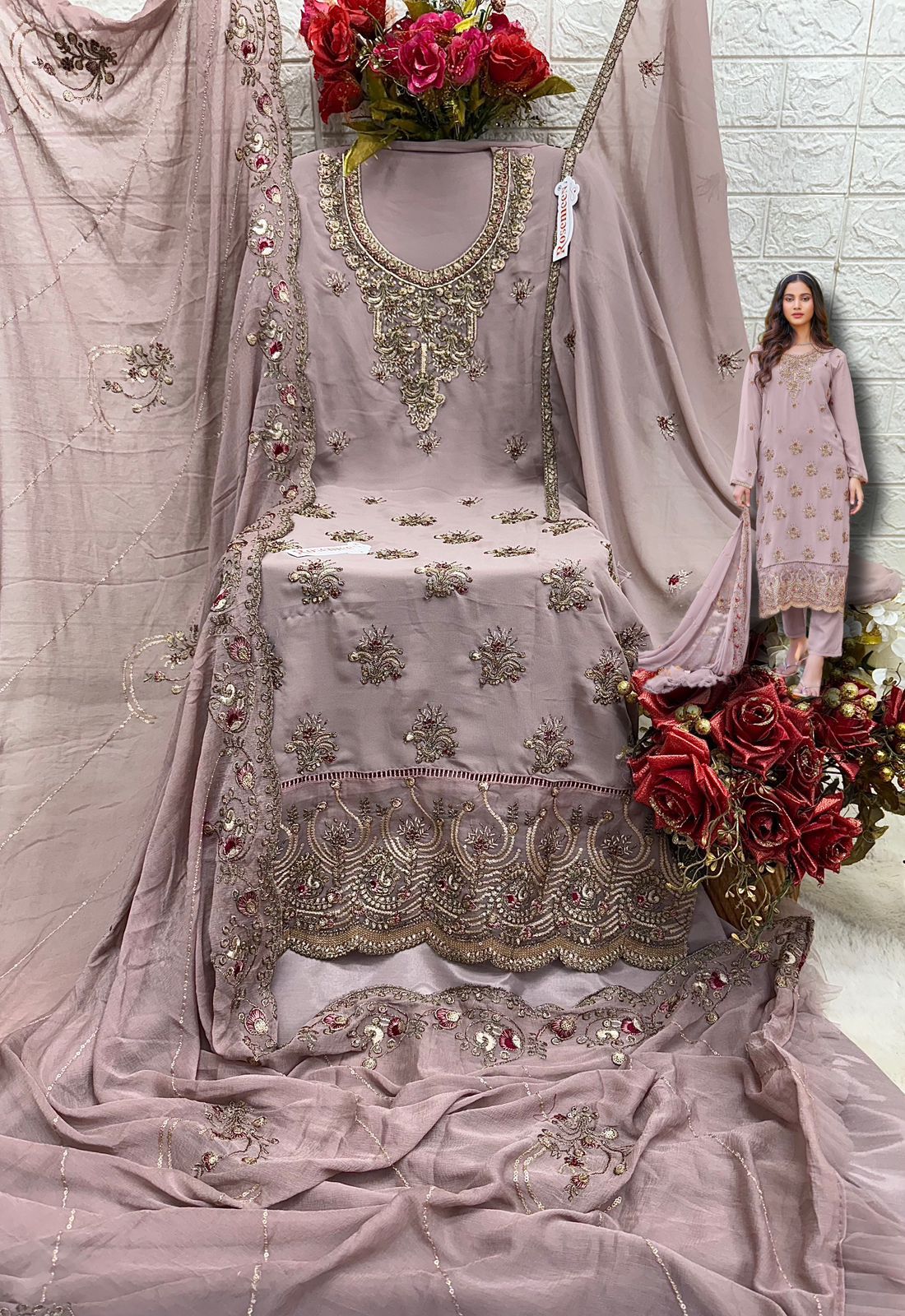 FEPIC C 1718 ROSEMEEN PAKISTANI SUITS IN INDIA