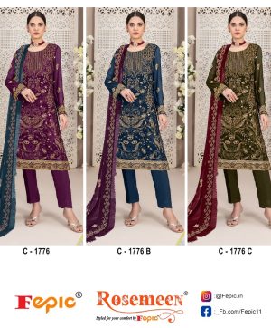 FEPIC C 1776 ROSEMEEN SALWAR SUITS WHOLESALE