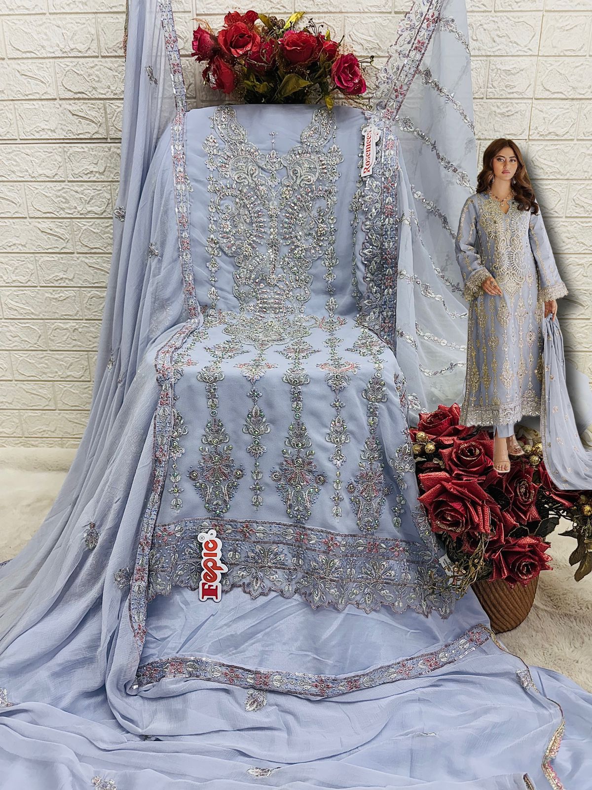 FEPIC C 1778 ROSEMEEN PAKISTANI SUITS IN INDIA