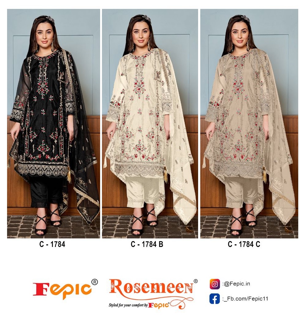 FEPIC C 1784 ROSEMEEN SALWAR KAMEEZ