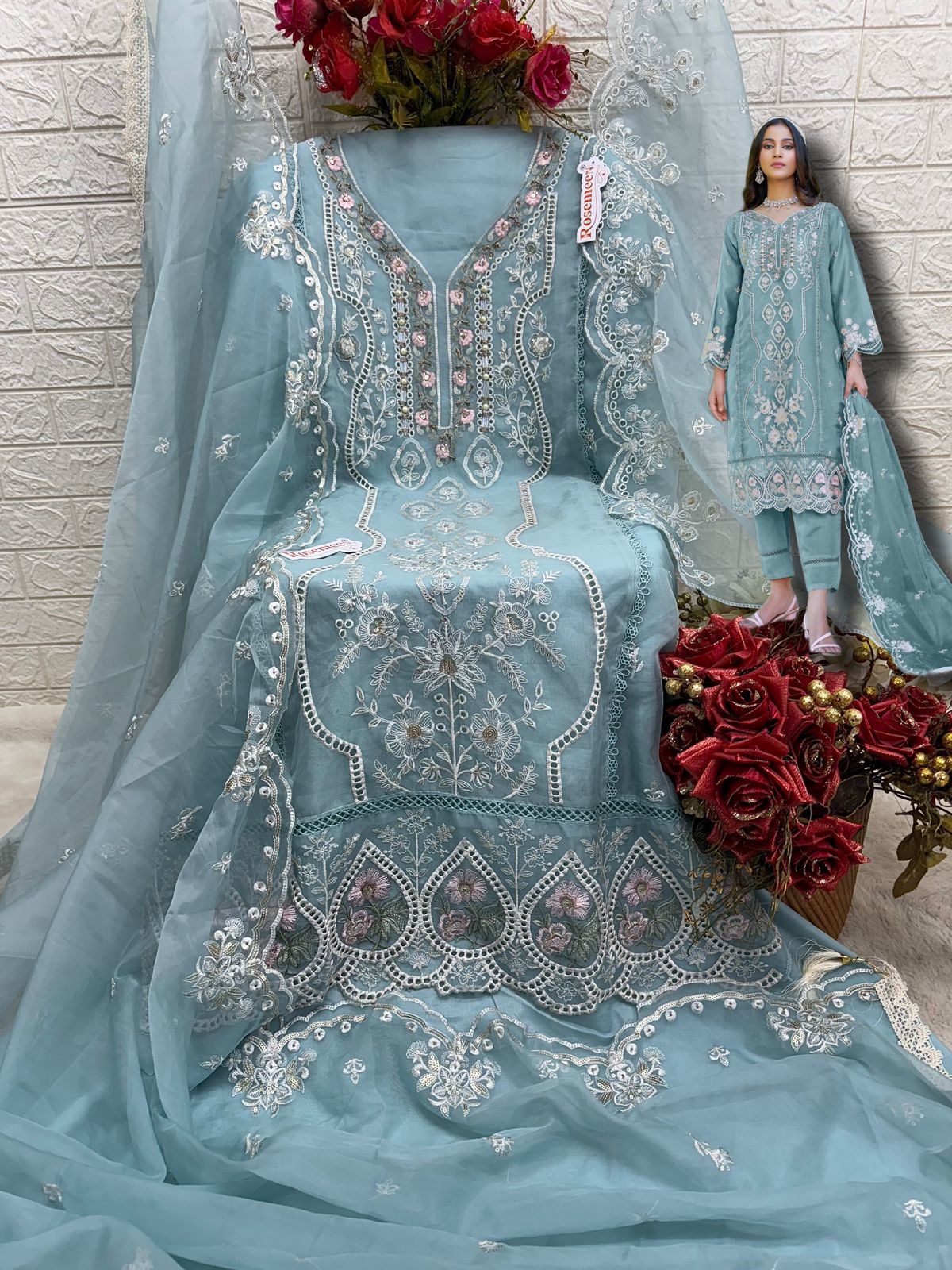 FEPIC C 1793 ROSEMEEN PAKISTANI SUITS IN INDIA