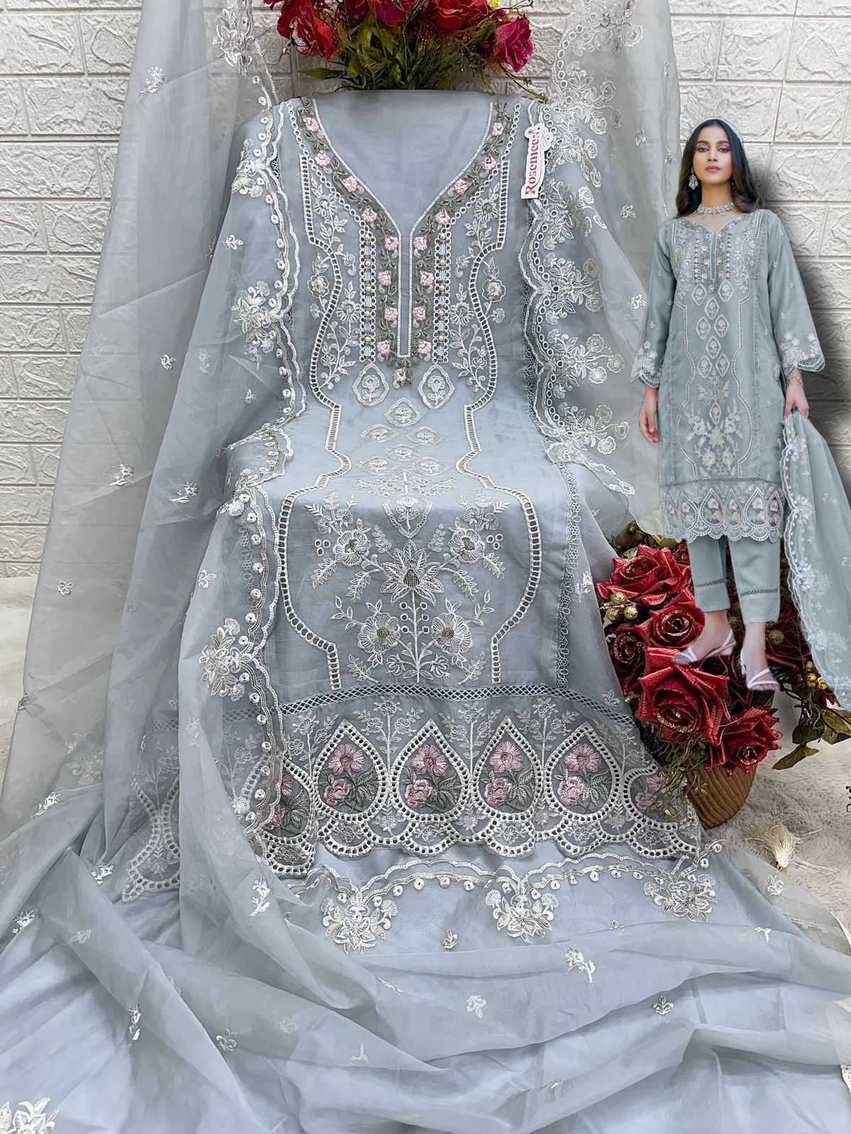 FEPIC C 1793 ROSEMEEN PAKISTANI SUITS IN INDIA