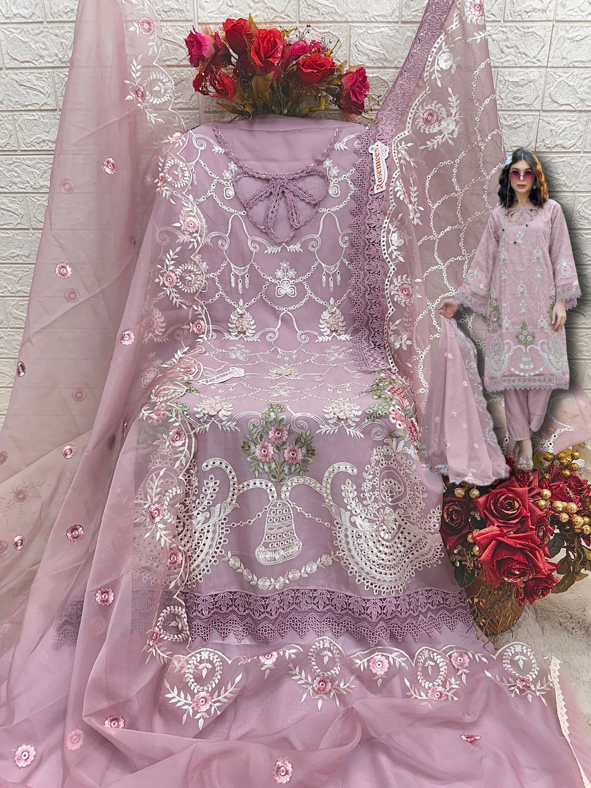 FEPIC C 1794 ROSEMEEN PAKISTANI SUITS WHOLESALE