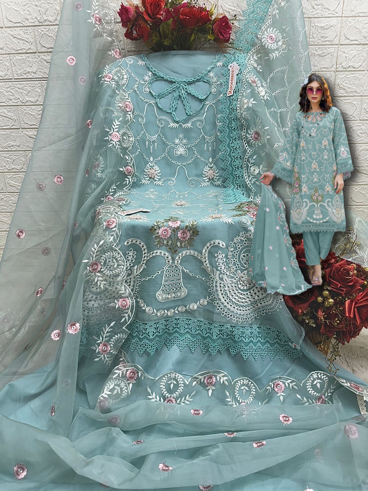 FEPIC C 1794 ROSEMEEN PAKISTANI SUITS WHOLESALE