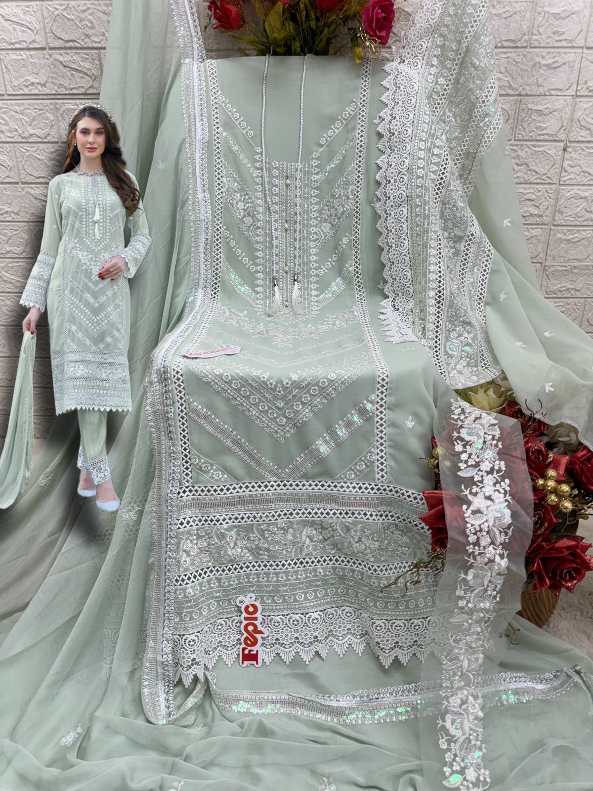 FEPIC C 1801 ROSEMEEN SALWAR SUITS WHOLESALE