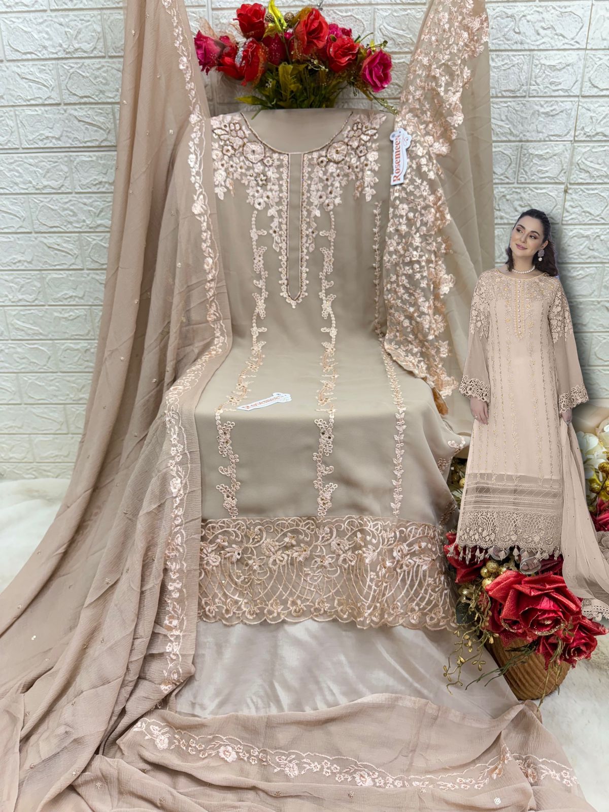 FEPIC D 5425 A TO D ROSEMEEN PAKISTANI SUITS