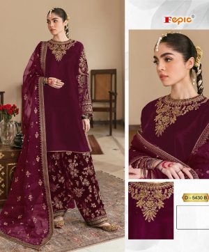 FEPIC D 5430 B ROSEMEEN PAKISTANI SUITS IN INDIA