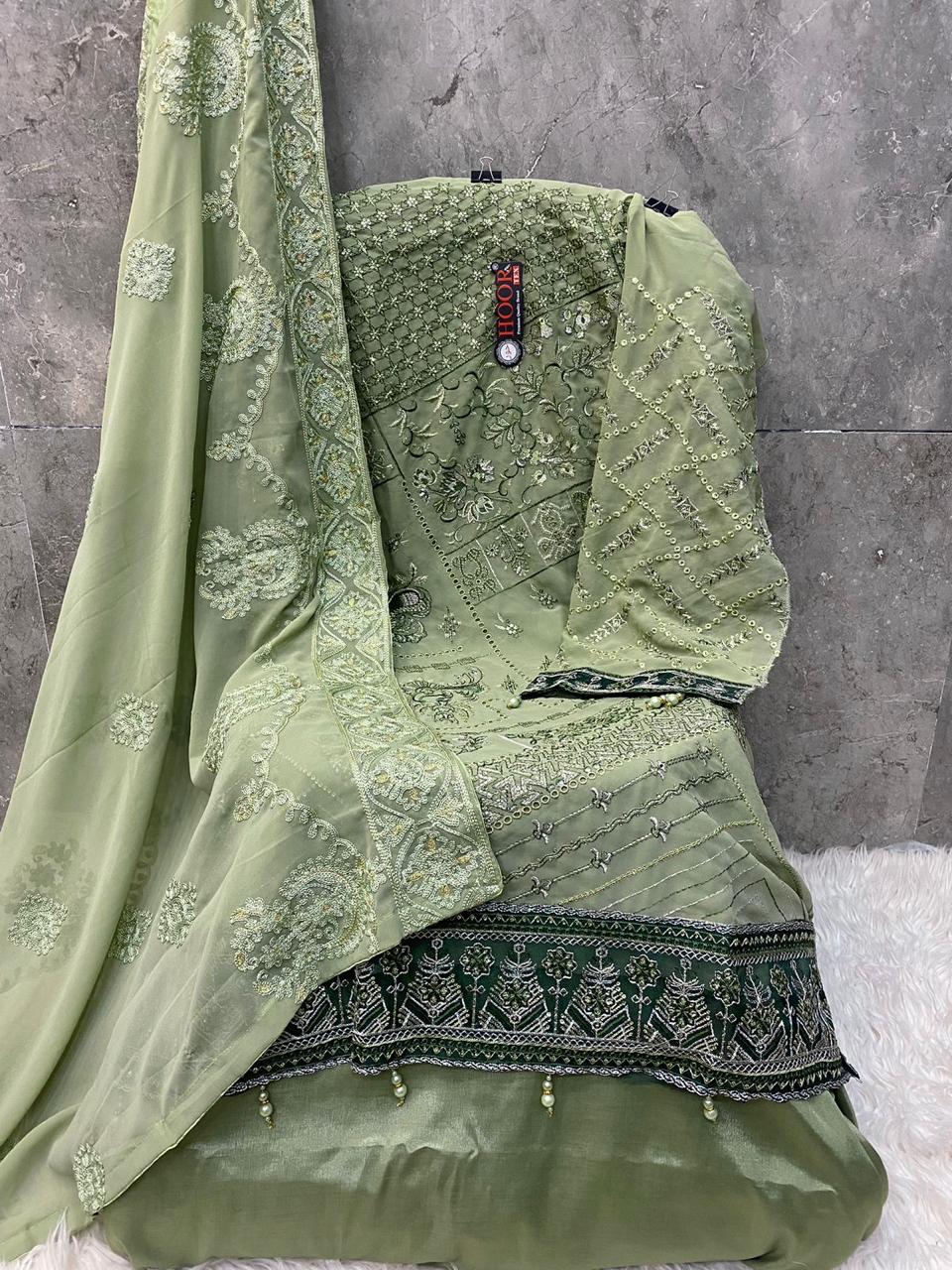 HOOR TEX H 225 A TO D SALWAR SUITS WHOLESALE