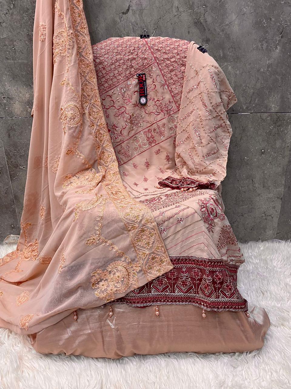 HOOR TEX H 225 A TO D SALWAR SUITS WHOLESALE