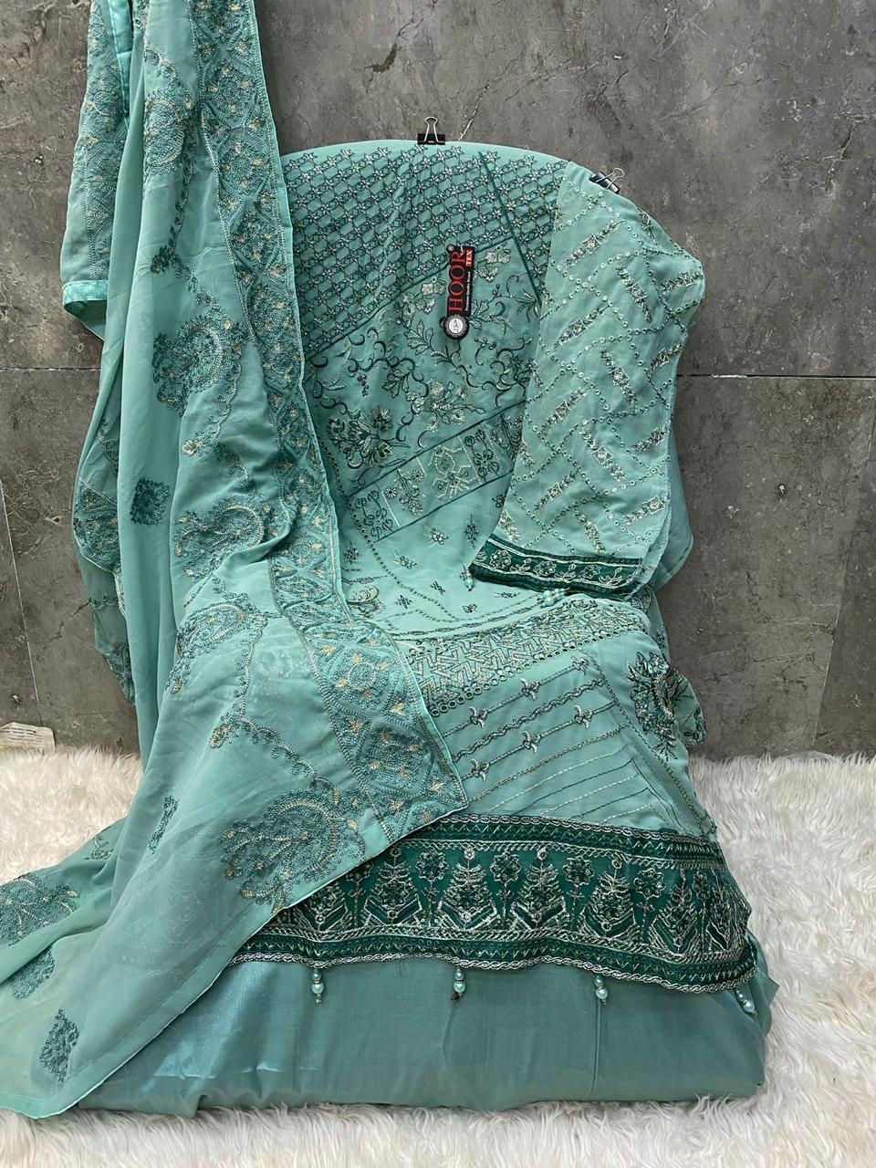 HOOR TEX H 225 A TO D SALWAR SUITS WHOLESALE