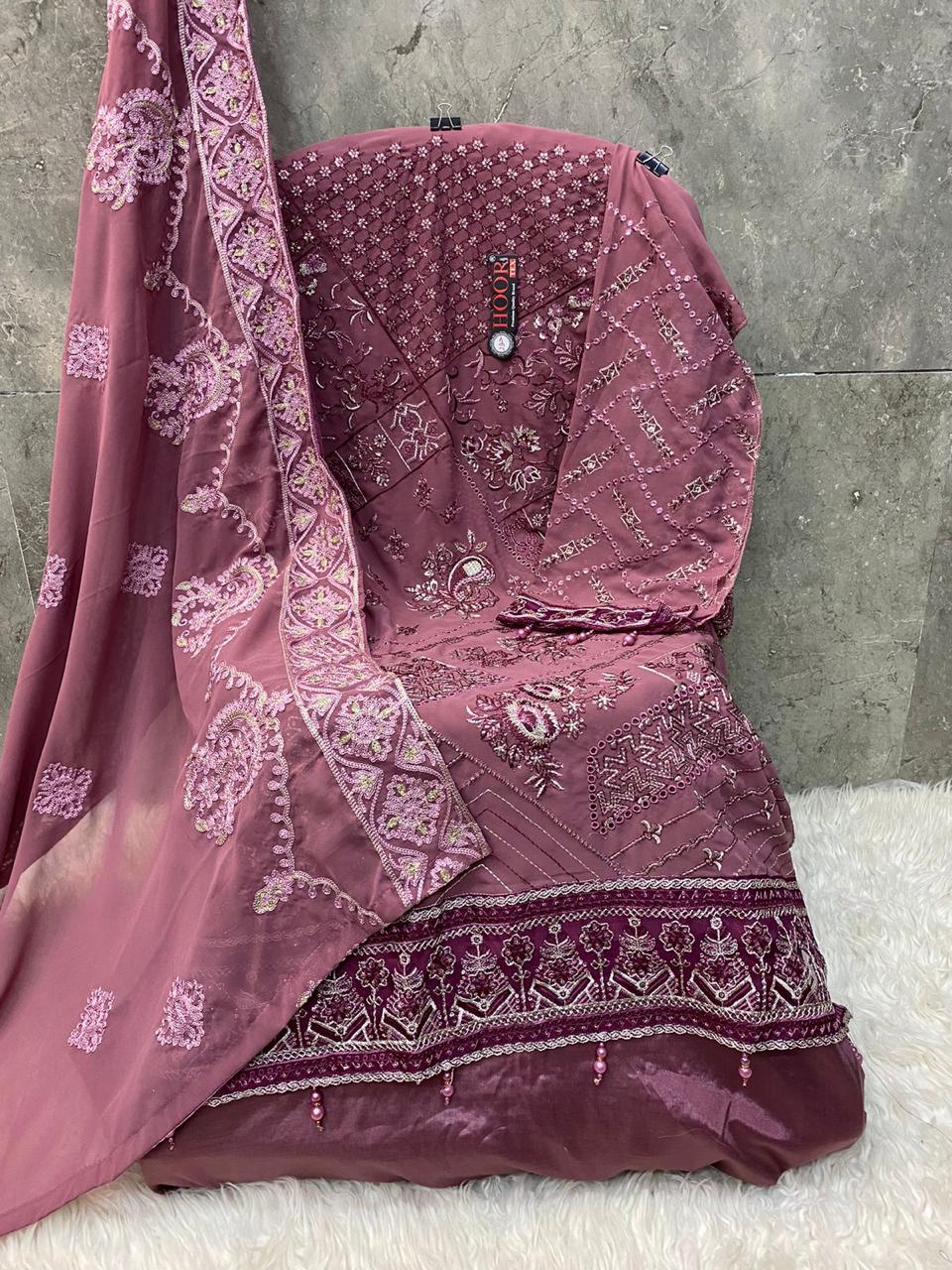 HOOR TEX H 225 A TO D SALWAR SUITS WHOLESALE