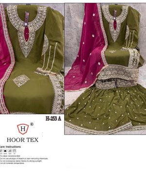 HOOR TEX H 253 A PAKISTANI SUITS IN INDIA