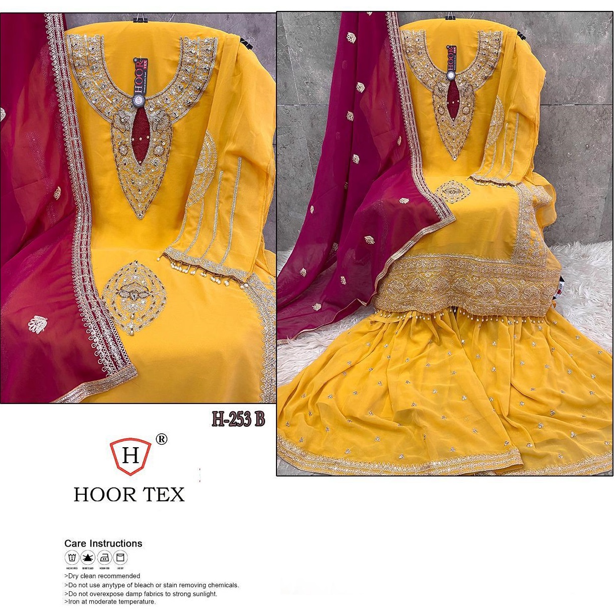 HOOR TEX H 253 B PAKISTANI SUITS IN INDIA