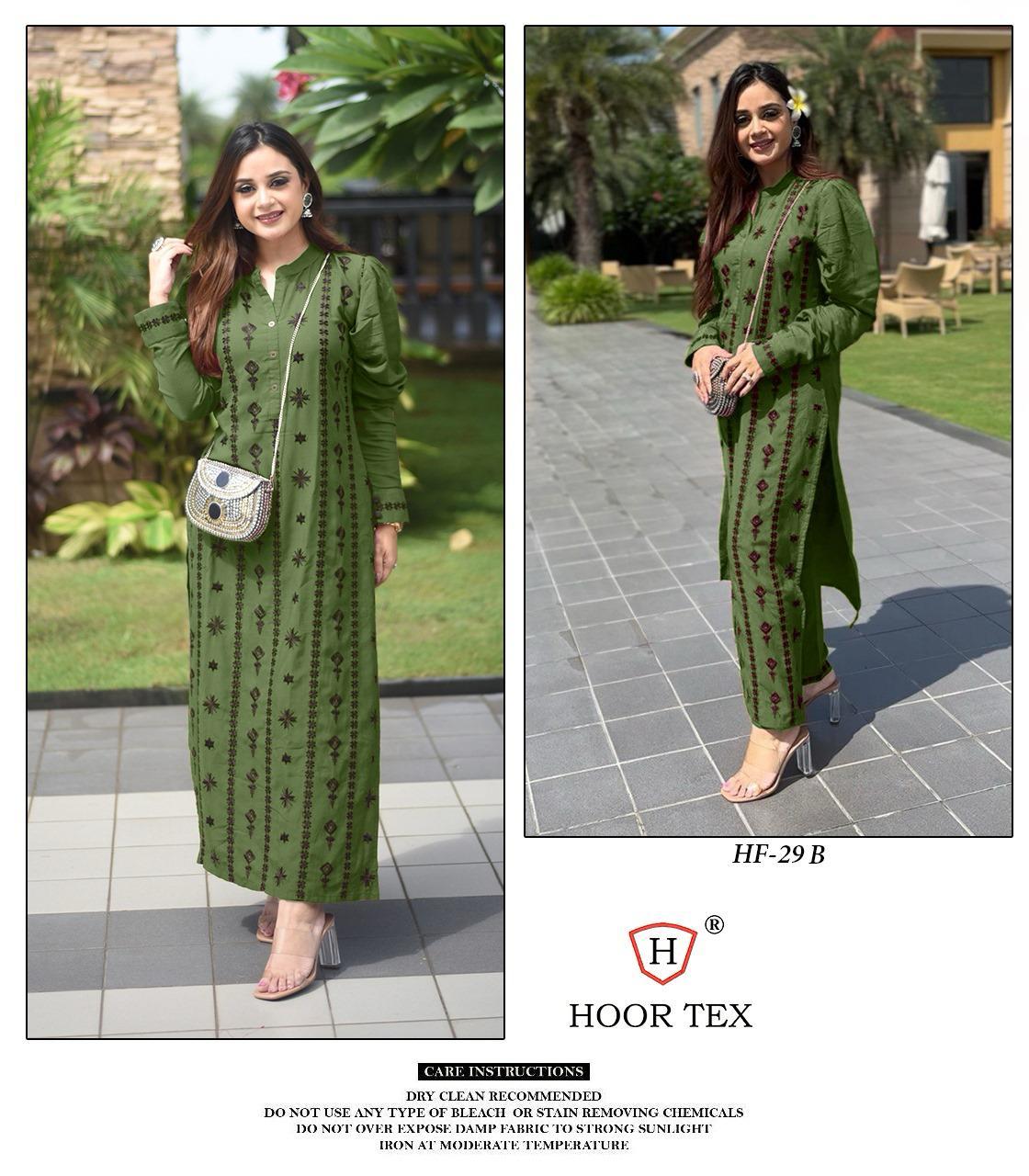 HOOR TEX HF 21 A TO F READYMADE SALWAR SUITS