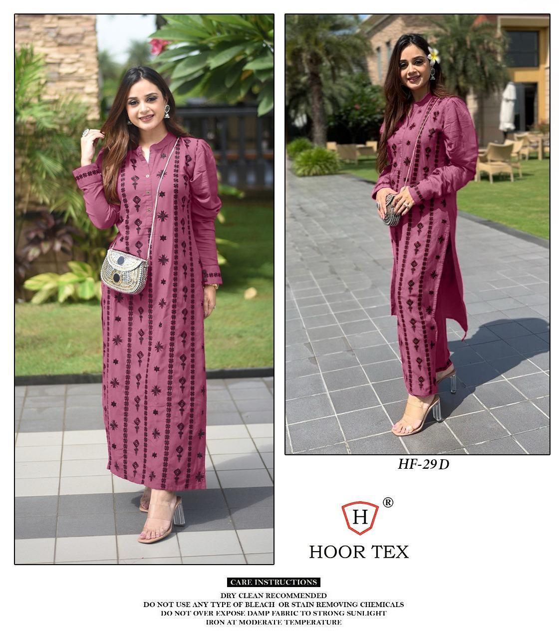 HOOR TEX HF 21 A TO F READYMADE SALWAR SUITS