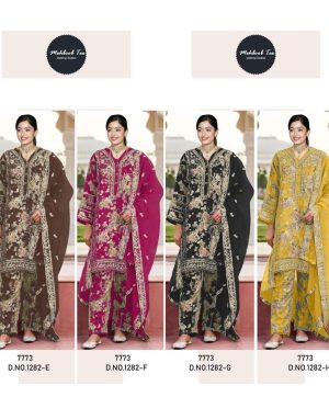 MEHBOOB TEX 1282 E TO H READYMADE SALWAR SUITS