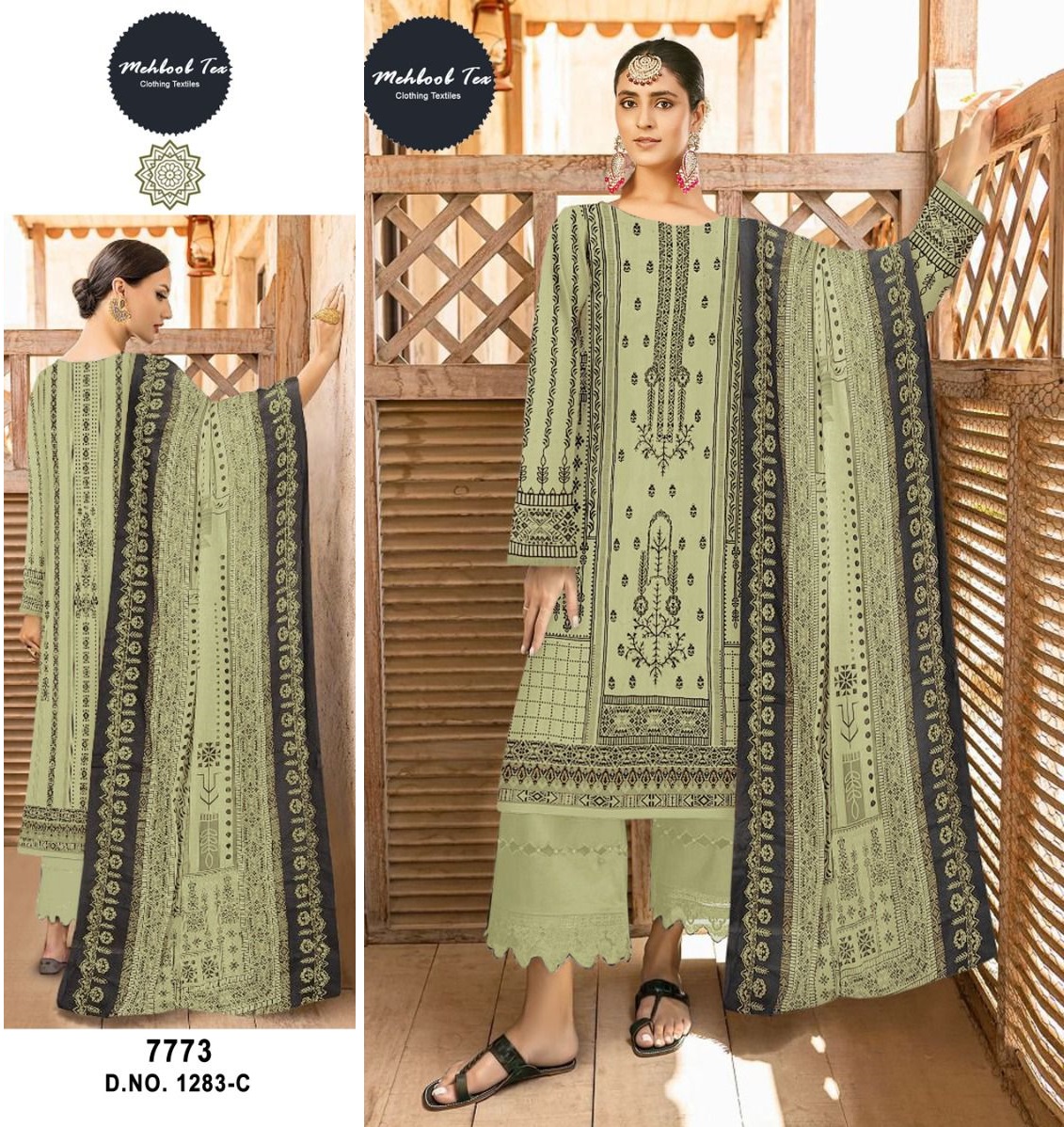 MEHBOOB TEX 1283 C COTTON SALWAR SUITS