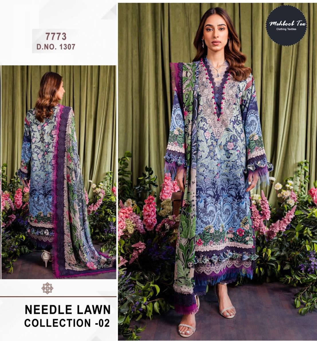 MEHBOOB TEX 1307 COTTON PAKISTANI SUITS