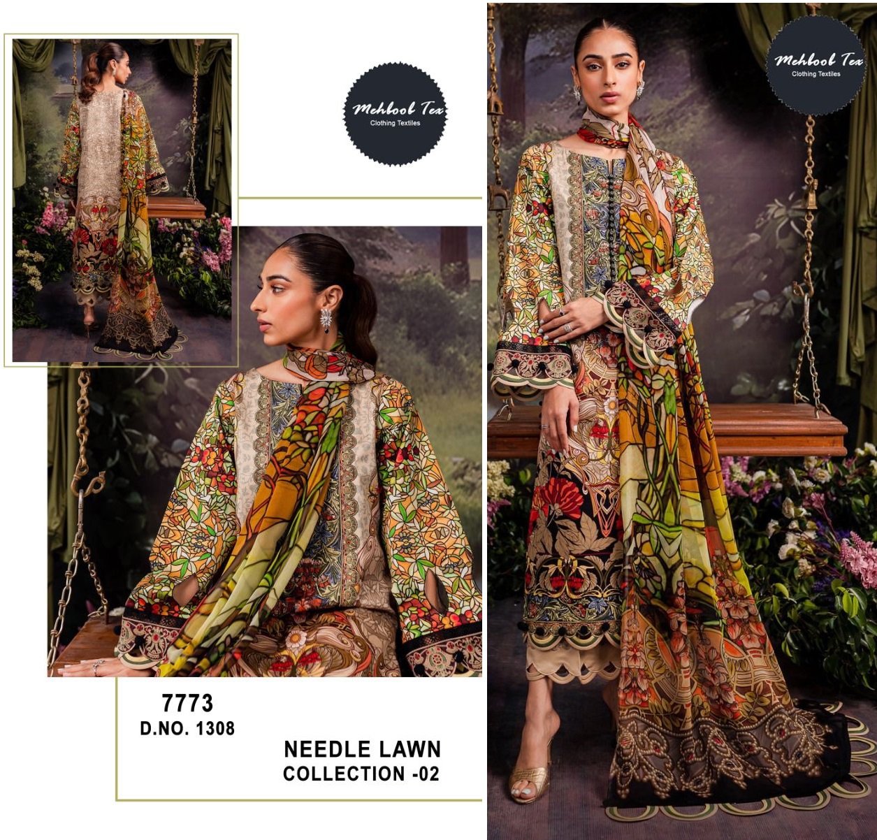 MEHBOOB TEX 1308 COTTON PAKISTANI SUITS