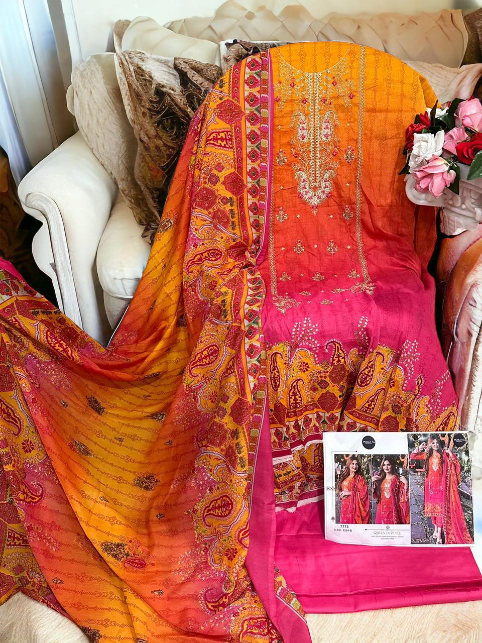 MEHBOOB TEX 1324 B PAKISTANI COTTON SUITS