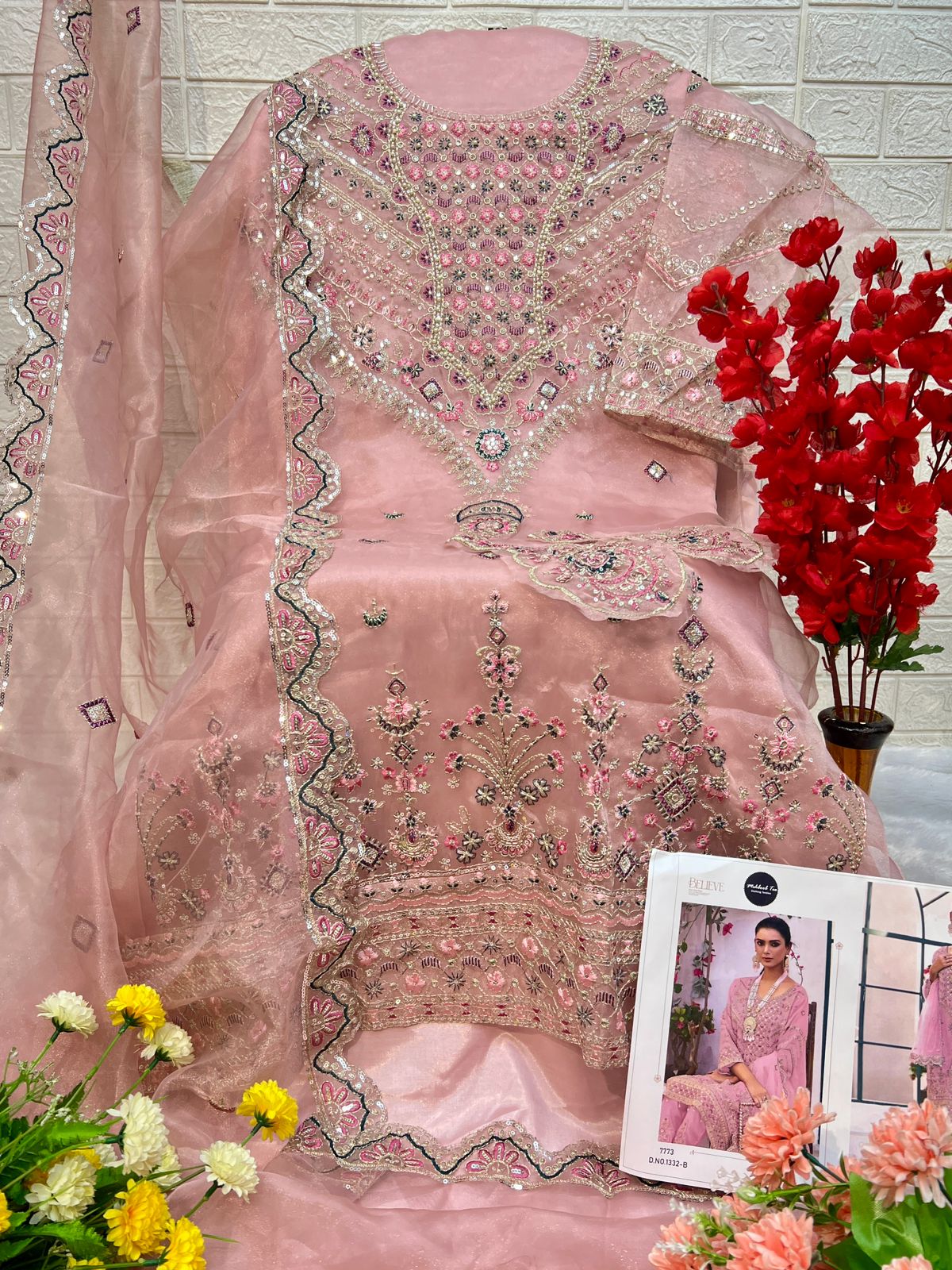 MEHBOOB TEX 1332 A B C D PAKISTANI SUITS IN INDIA