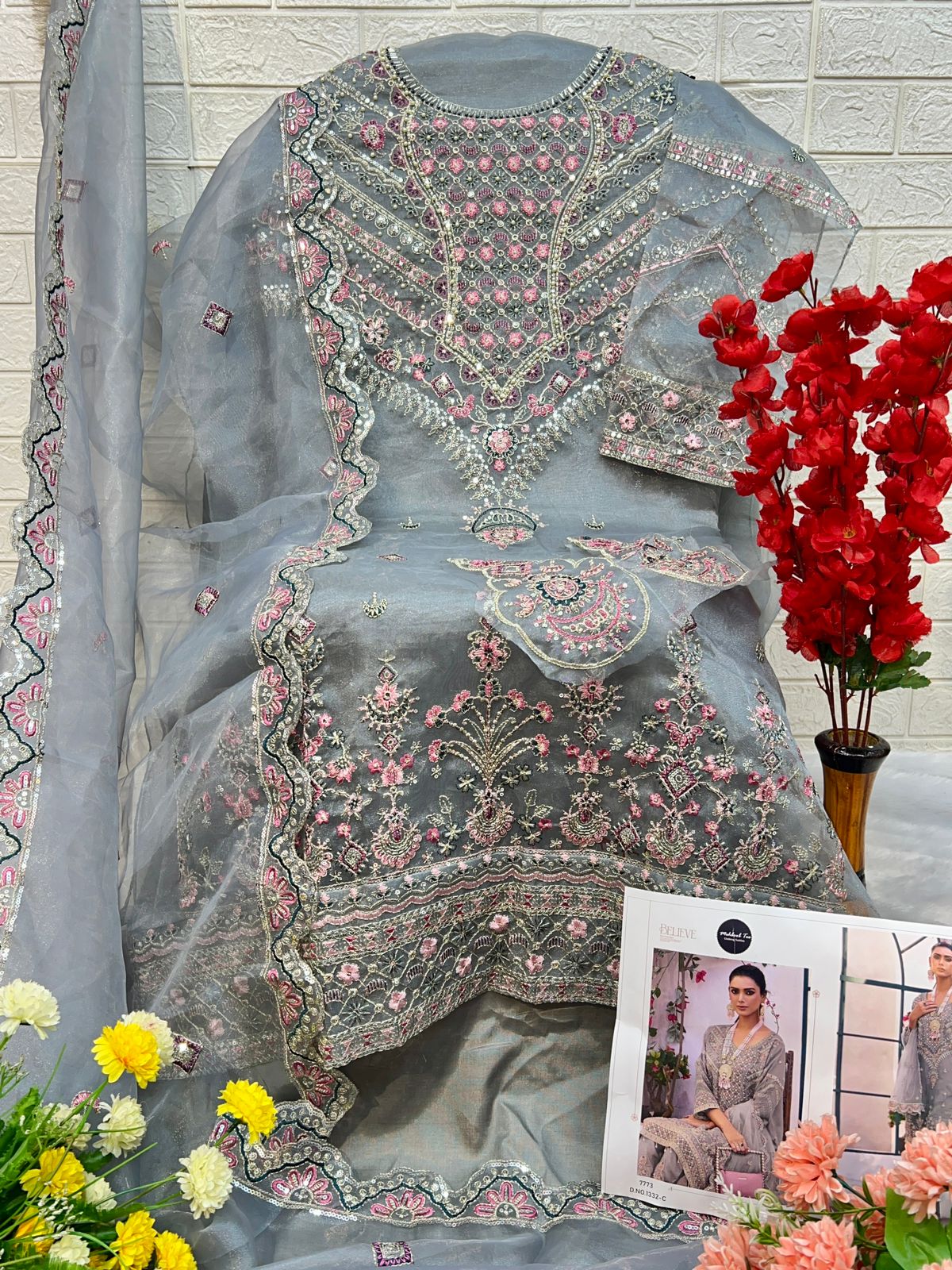 MEHBOOB TEX 1332 A B C D PAKISTANI SUITS IN INDIA