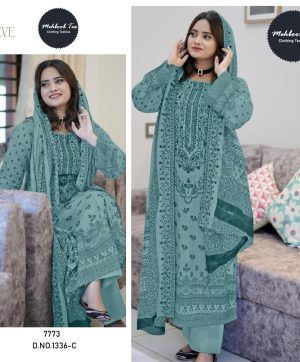 MEHBOOB TEX 1336 C PAKISTANI COTTON SUITS