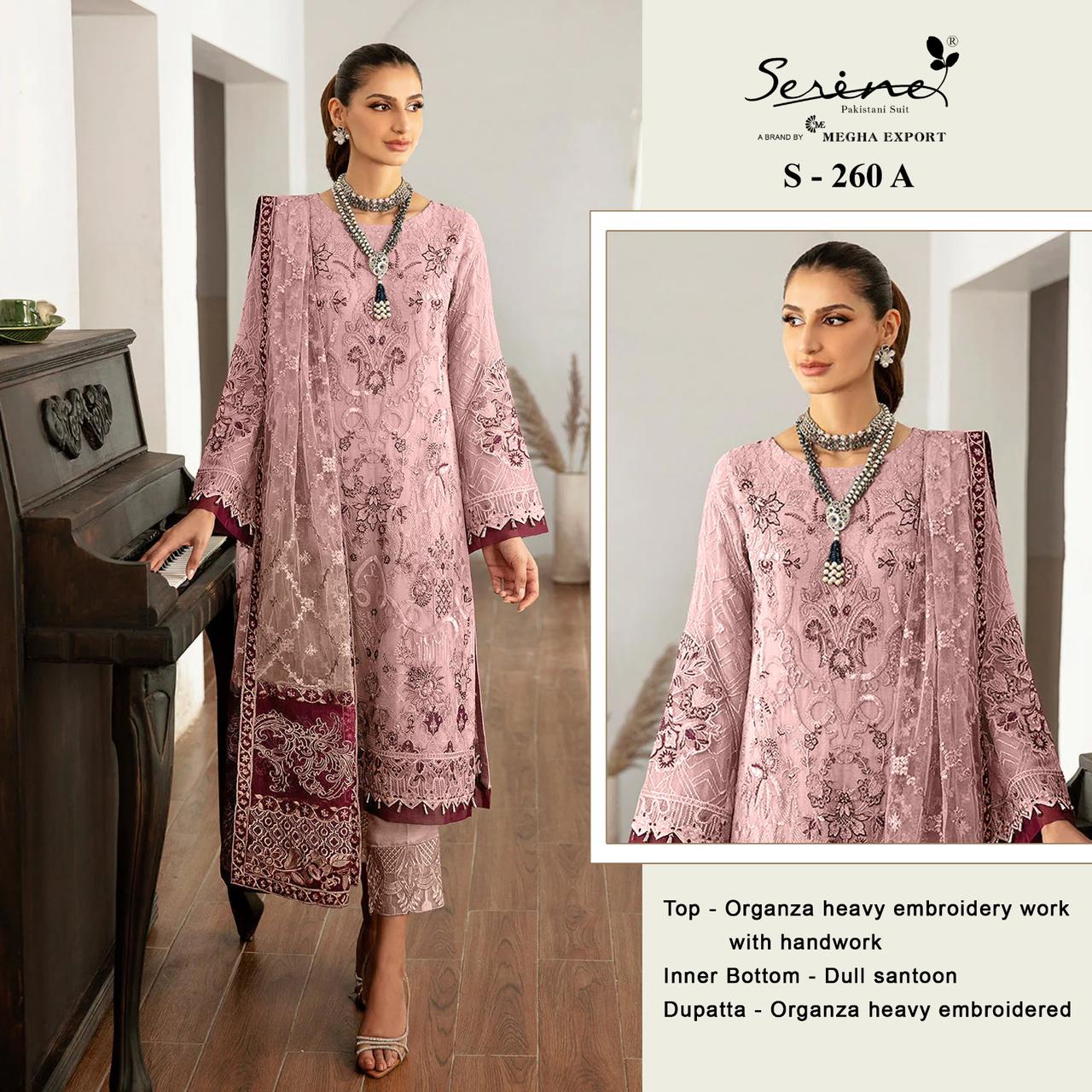 SERINE S 260 A TO D SALWAR SUITS IN INDIA