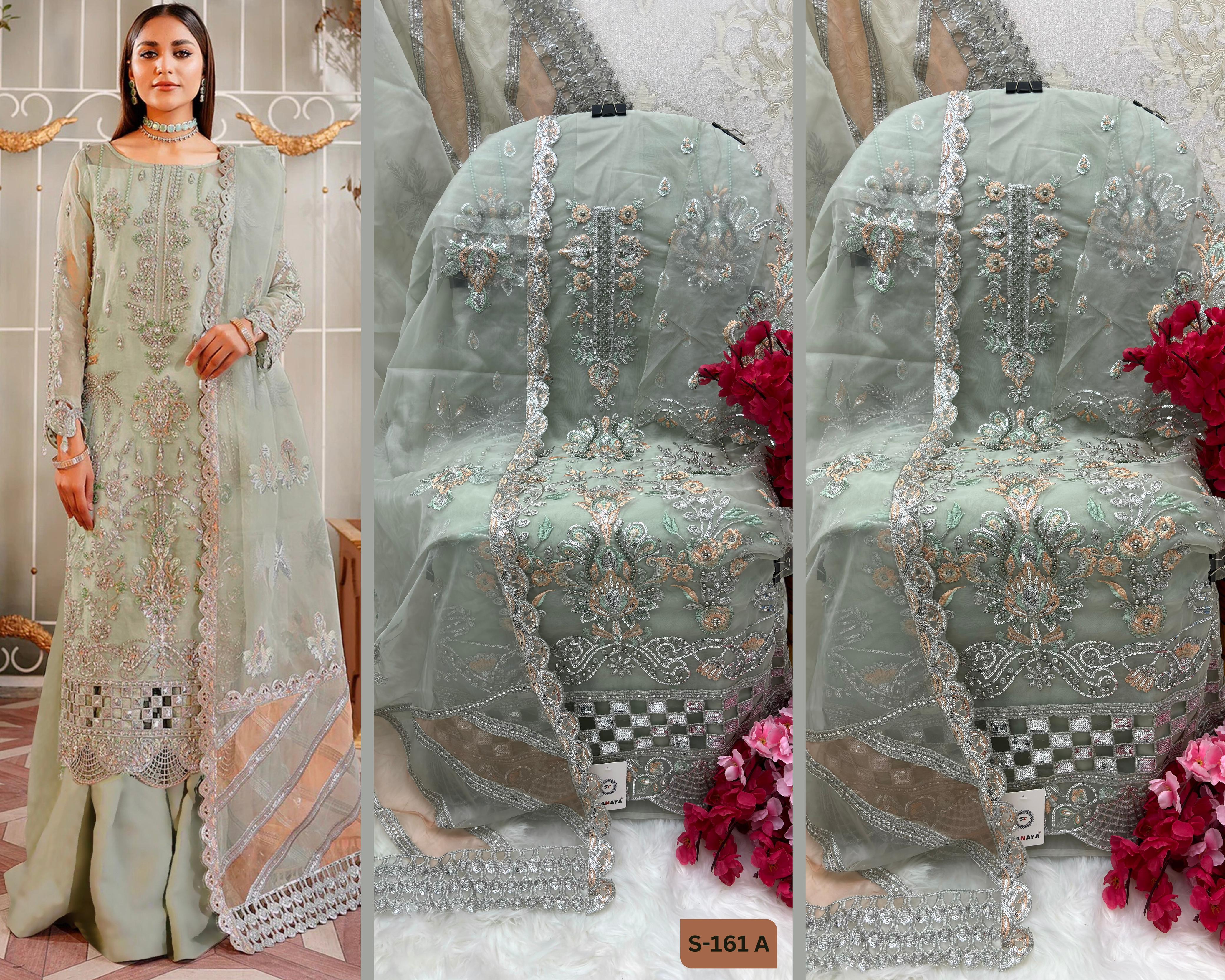 SHANAYA FASHION S 161 A B C D ROSE PAKISTANI SUITS