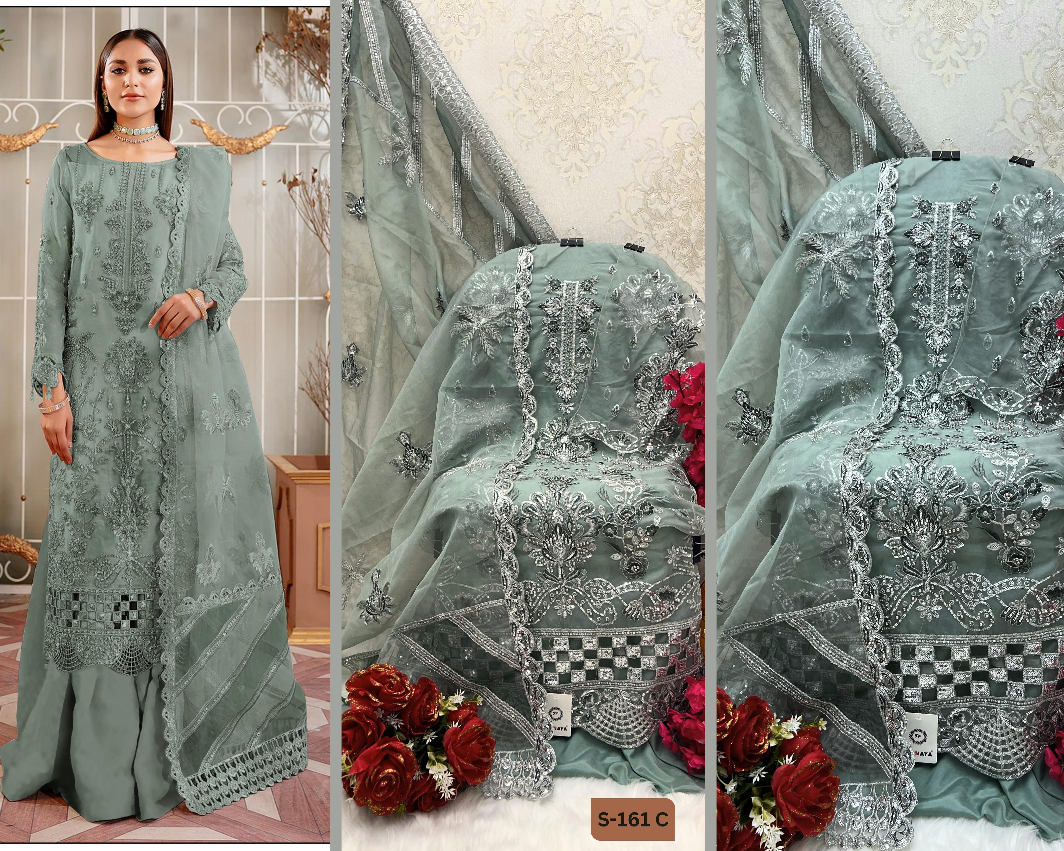 SHANAYA FASHION S 161 A B C D ROSE PAKISTANI SUITS