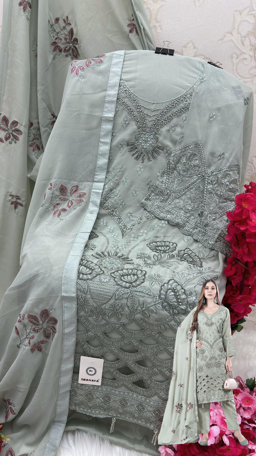 SHANAYA FASHION S 166 ROSE PAKISTANI SUITS