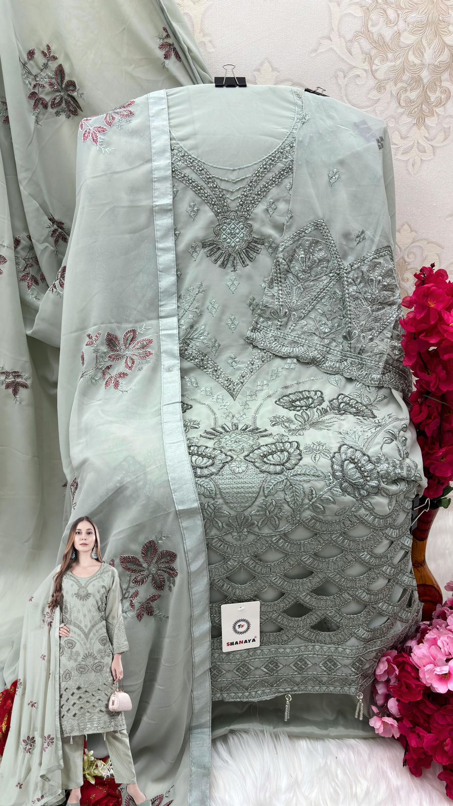 SHANAYA FASHION S 166 ROSE PAKISTANI SUITS