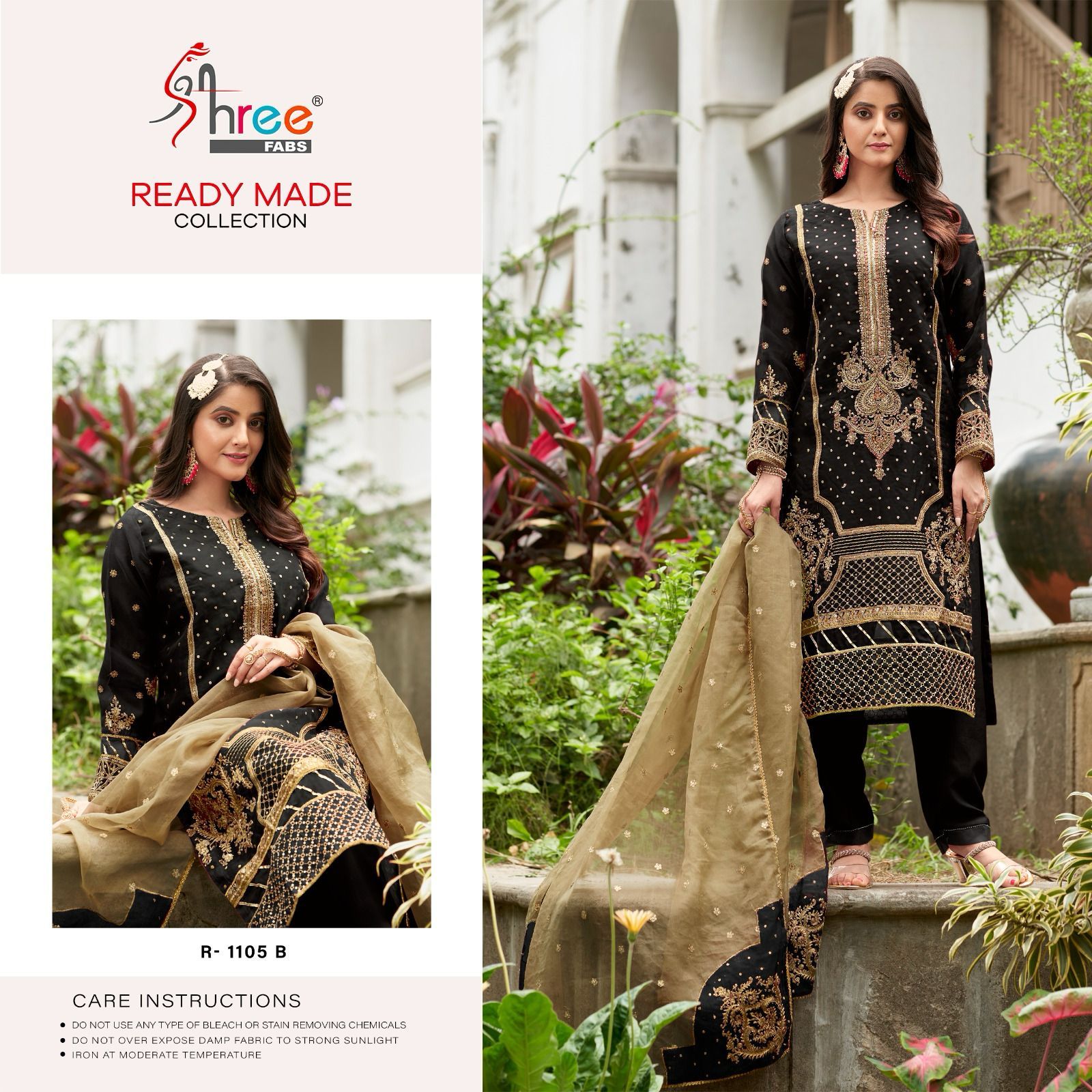 SHREE FABS R 1105 A B C D READYMADE SUITS