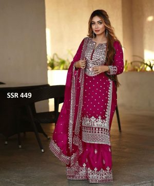 SHREE HARI SSR 449 B DESIGNER GHARARA WHOLESALE