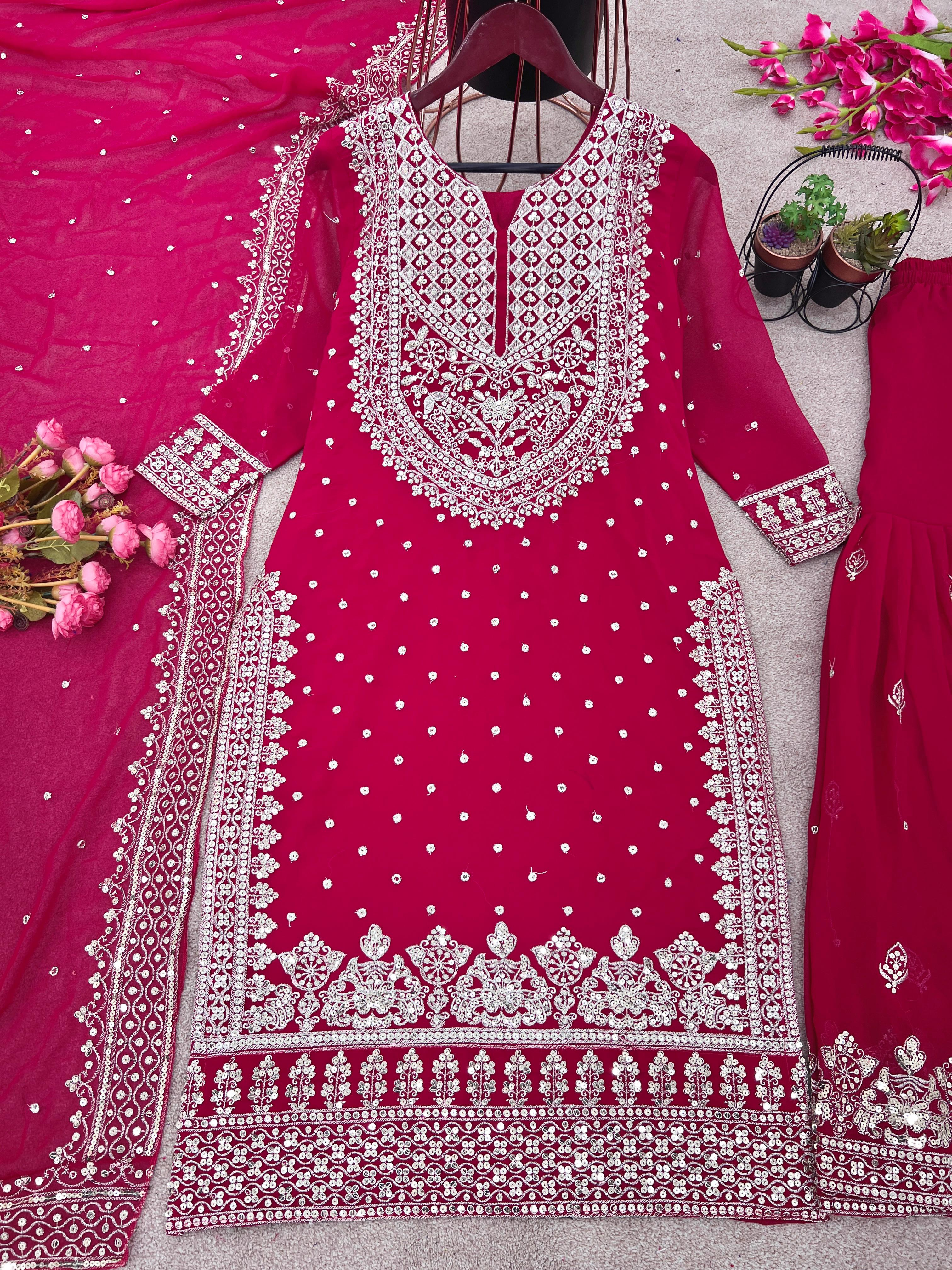 SHREE HARI SSR 449 B DESIGNER GHARARA WHOLESALE