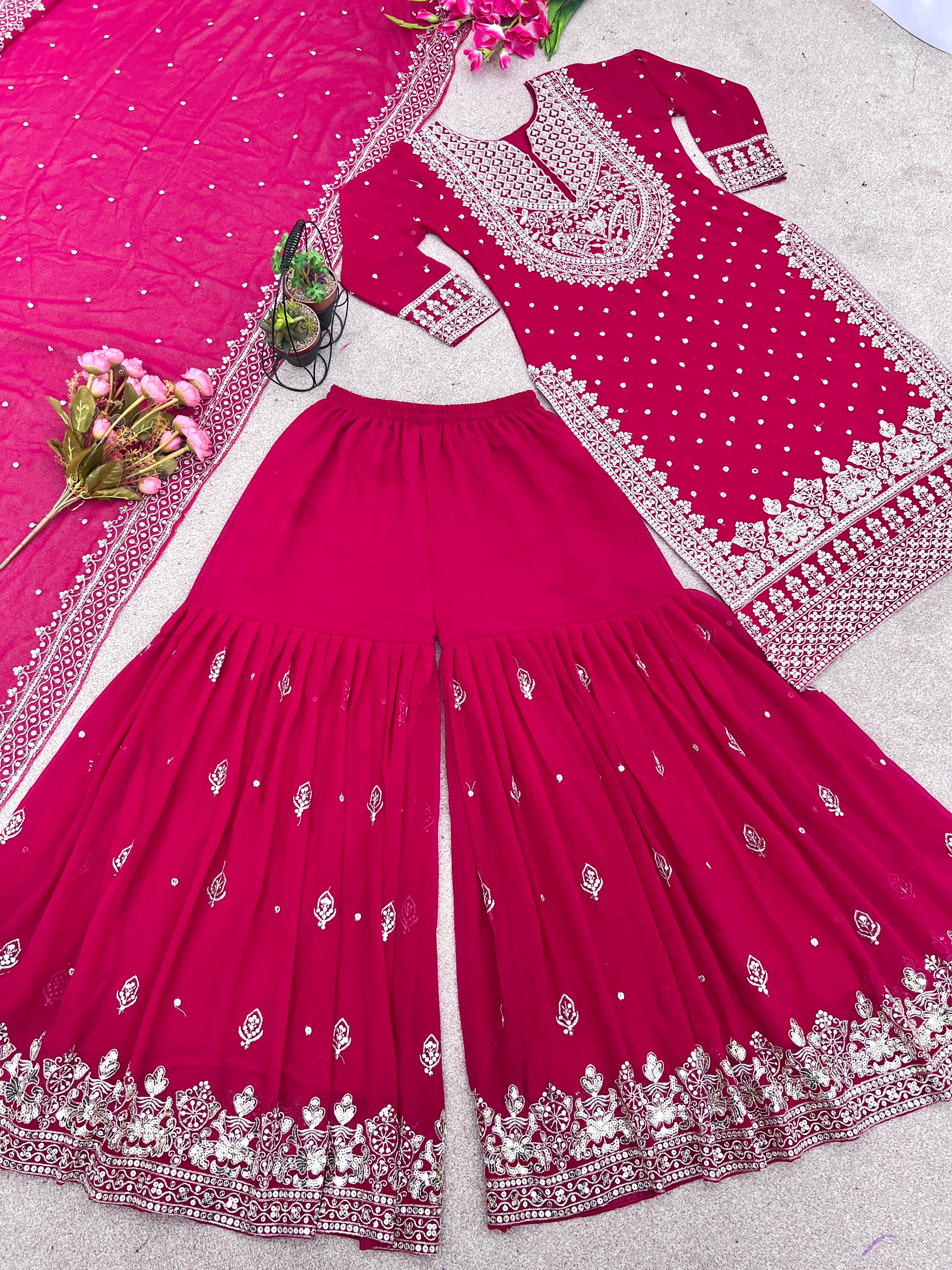 SHREE HARI SSR 449 B DESIGNER GHARARA WHOLESALE