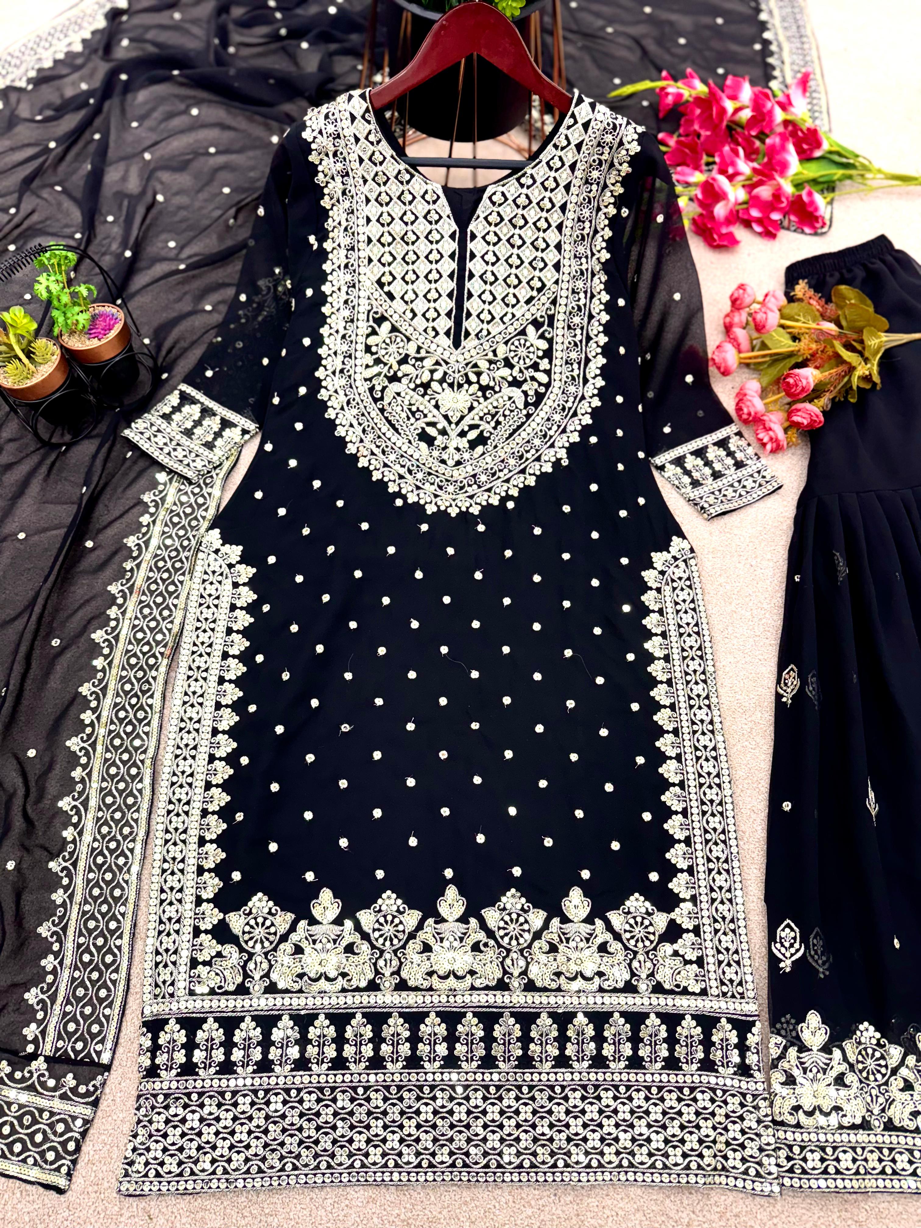 SHREE HARI SSR 449 D DESIGNER GHARARA WHOLESALE