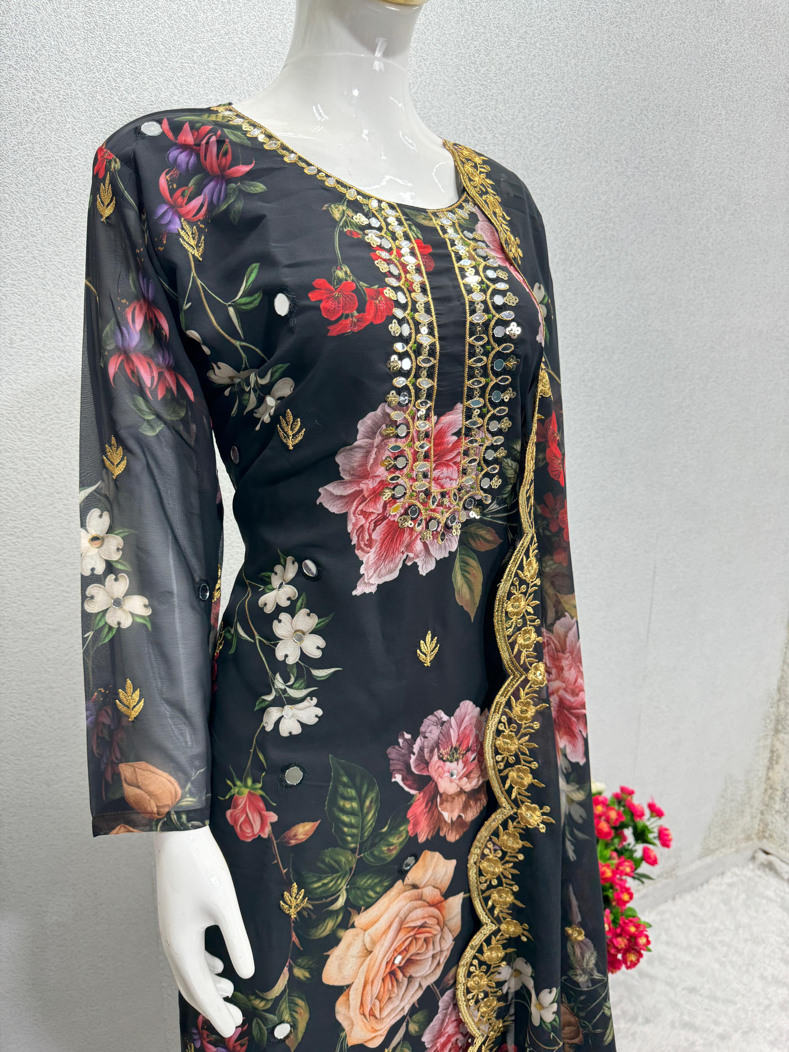 SHREE TEXTILE ST 145 DESIGNER SUITS WHOLESALE