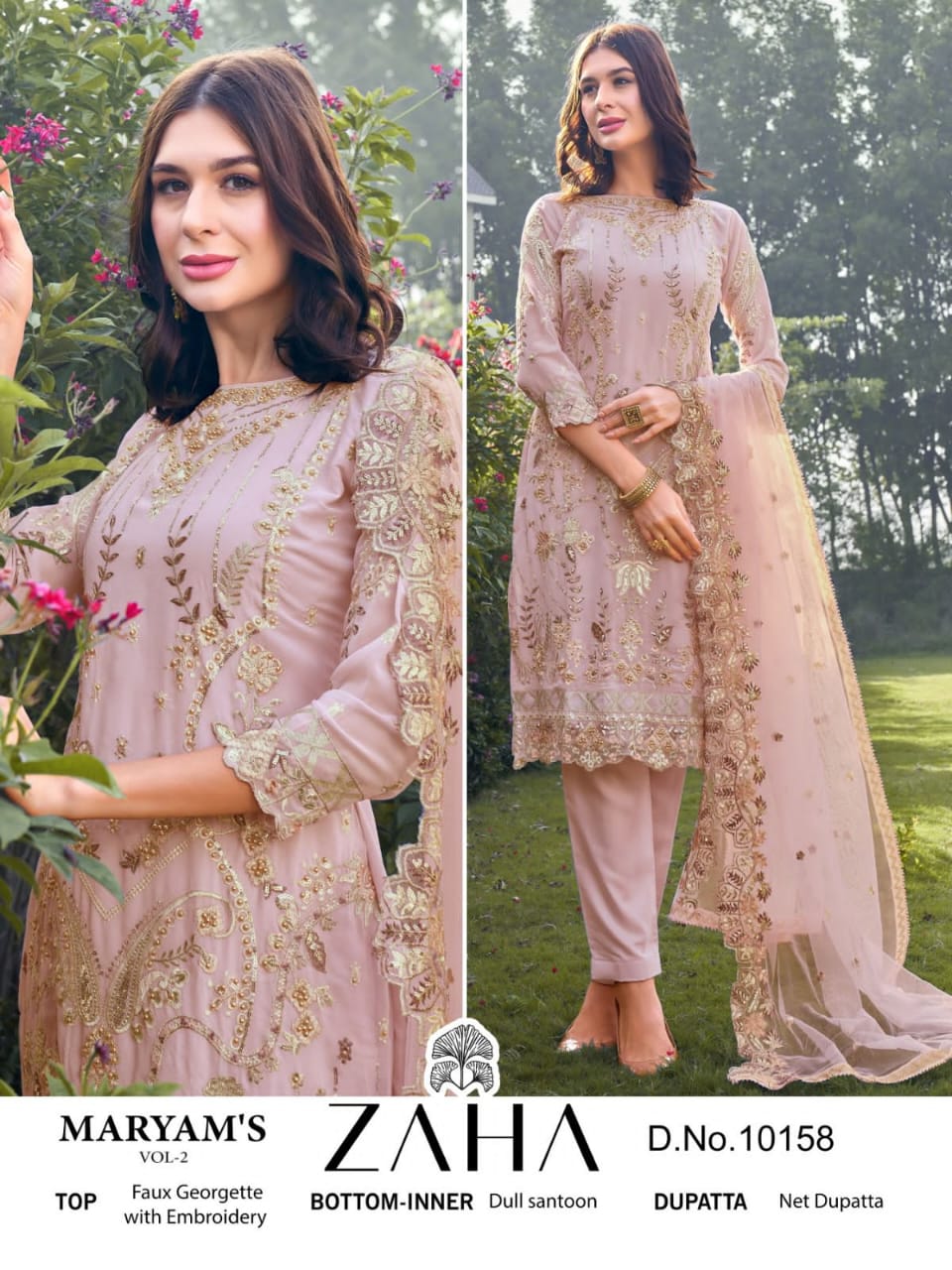 ZAHA 10158 MARYAM VOL 2 SALWAR SUITS