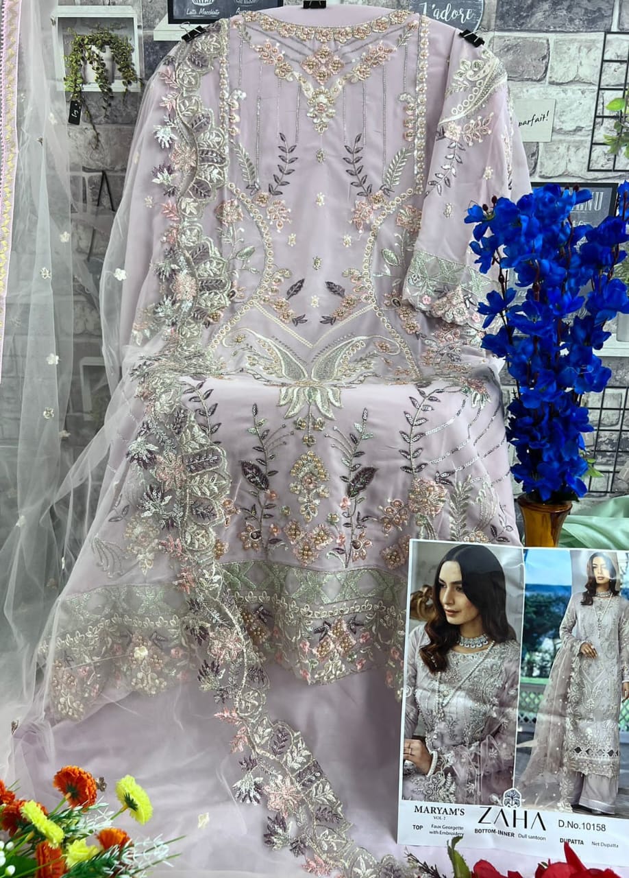 ZAHA 10158 MARYAM VOL 2 SALWAR SUITS